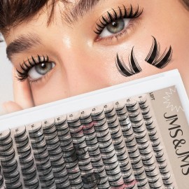 Jms&jms Kit De Cat Eye Pestañas,8-18mm,extensión De Pestañas