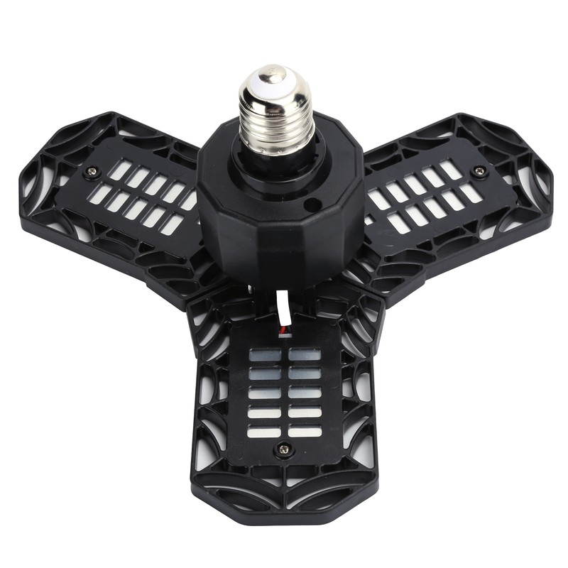 40W E27/E26 36LED Fan Garage Light Plastic Black Industrial Working