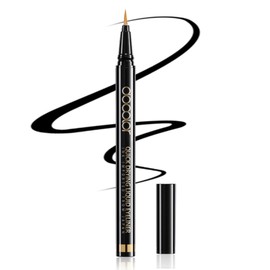 Docolor Ultra Fine Precision Black Eyeliner, Professional Liquid Eyeliner, Waterproof and Smudge-proof for Professional Eye Makeup