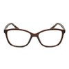 Calabria L 15578 Cat Eye Reading Glasses +1.00 Crystal Brown