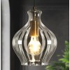 Uolfin Transitional Bell Kitchen Island Pendant Light 1-Light Black and