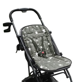 Baby Stroller Liner Pushchair Seat Liner Pad Infant Car Seat Insert Universal Seat Cushion Mat Padded Reversible Seat Cover Protector for Toddler Baby Infant for Stroller Pram Buggy High Chair