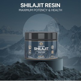 Pure Himalayan Shilajit Resin - 30g | 100% Organic | Rich in Fulvic & Humic Acid | 85+ Trace Minerals | High Potency Immune & Vitality Booster | Vegan