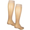 NuVein Sheer Compression Stockings Fashion Silky Sheen Denier Closed Toe