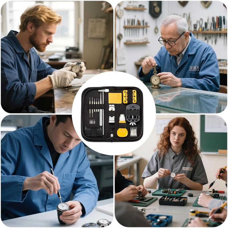 Kit de Reparación de Relojes con Herramienta para Quitar Eslabones