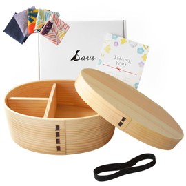 Save Magewappa Bento Box, Wappa, Mage Wappa, 23.7 fl oz (700 ml), White, Single Item, No Furoshiki