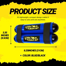 Premium RipStick Pillz, Workout Equipment for Joint Rehab, Shoulder Strength, Resistance Training, and Muscle Building, with 6 Adjustable Resistance Bands