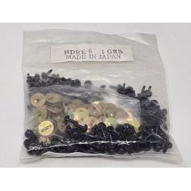 Zim's Bulk Zims 6mm Black Half Round Plastic Safety Eyes Noses Amigurumi Craft Doll