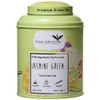 Tea People Jasmine Green -20 Tea Pyramids in Tin Caddy,