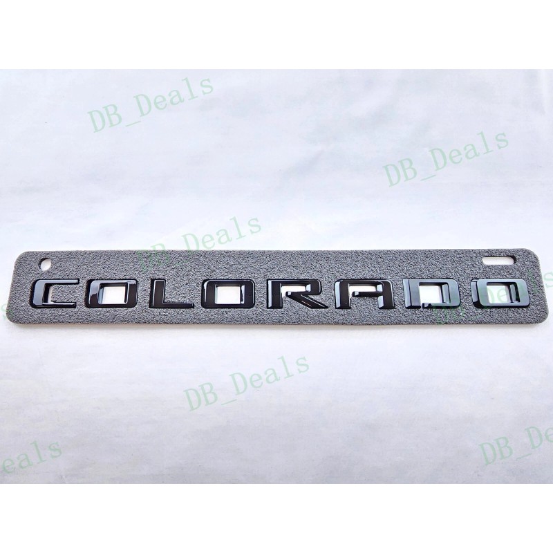 Colorado 4PCS Gloss Black Door Rear Colorado Red ZR2 Emblems