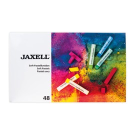 Honsell 47650 - Jaxell Pastel Chalk, Square Shape, for Flat and Precise Working, Rich Non-fading Colours, Ideal for Artists, Hobbyists, Children, School