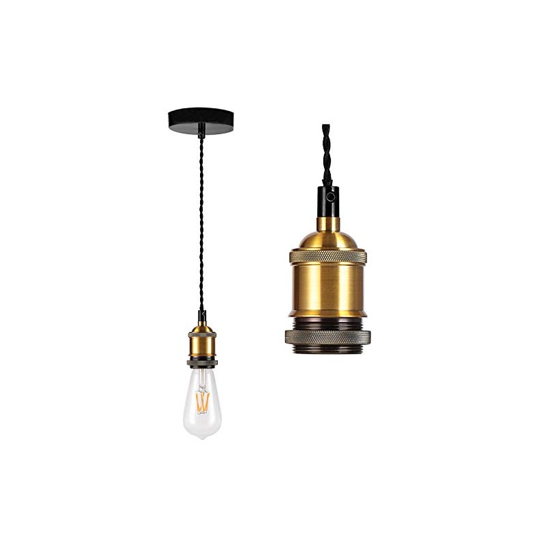 Black Pendant light fitting,Pendant Ceiling Rose,E27 Pendant fitting,Ceiling Rose, Twisted