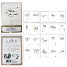 '20 Great Moments in Life of Your Child – Baby Milestone Cards – Baby Gift Birth Christening Baby Shower Keepsake Baby & Child Party Gift Idea