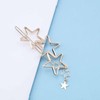 Aneneiceera Hollow Out Star Hair Clip Gold Hair Clip Tassel