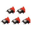 5Pcs Toggle Switch 12V DC 25A 2 Pin Waterproof Rocker