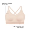 Floatley Cozy Adjustable Scoop Neck Plunge Convertible Bra Comfort Wirefree