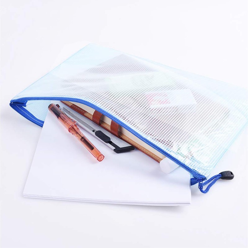 Pack of 12 A4 Document Wallets, Waterproof Document Bag for
