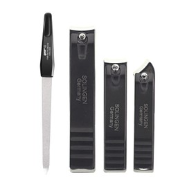 YNR Family Nail Clippers Kit 4 Pcs Heavy Duty Toenail Clippers for Thick Fingernail Toenail Curved Blade Nail Cutters Shape Nail Slant Nail Nipper Trim Baby Nail Nail File Care