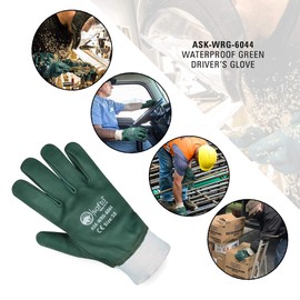 SAFTA Cut Resistant Gloves, Kevlar lining gloves Level 5 Protection, Thorn proof Gardening Gloves, Stab Proof Gloves for Handling Sharp Objects in Butcher | Mechanic | Industrial Work.(One Pair, XL)