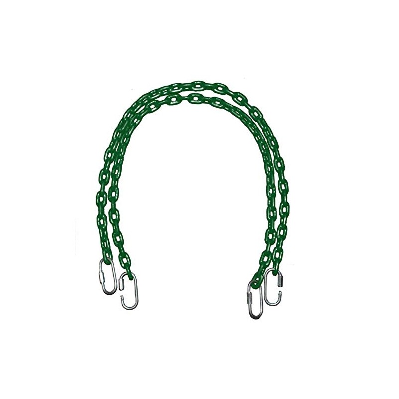 Playkids 66" Fully Coated Chains (Commercial/Residential Grade) + Free Quick