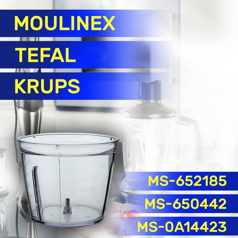Hand Blender Bowl 500 ml MS-0A14423 MS-652185 for Moulinex for