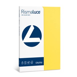 Favini A69X104 Rismaluce Small Mix, Carta Colorata,A4 90 g/Mq, Mix di 5 Colori Forti
