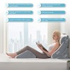 Kingfun 4pcs Orthopedic Bed Wedge Pillow Set for Post Surgery,