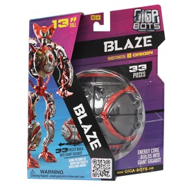 Blip Toys 61131 GIGABOTS Energy Core Blaze Transforming 13 inch Action Collectable poseable Figures Construction Toys, Brown