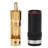 Preffair R1764 RCA Audio Plug 24K Gold Plated Signal Cable