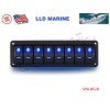 LLD_TK 8 Gang Switch Panel Dash Toggle Rocker Switch Boat