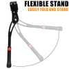 TOPCABIN Adjustable Aluminum Alloy Bicycle Kickstand, Black, 24"-28" Bike