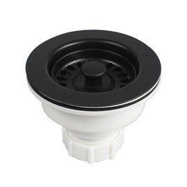 Talea 114MM Drainer for Granite or Marble Sinks 4.5 inch Kitchen Basket Strainers Black xk247c010