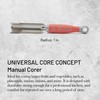de Buyer UNIVERSAL CORE CONCEPT Manual Corer, Red - 1”
