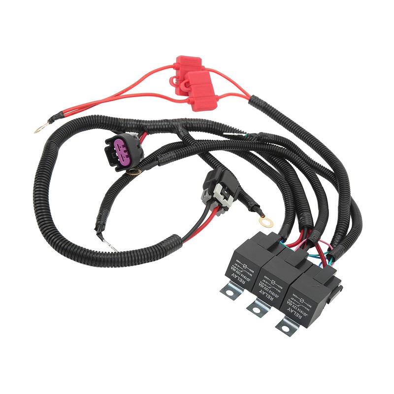 ECU Control Dual Electric Fan Upgrade Wiring Harness Stable Performance