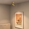 Aisilan 9W LED Gold Directional Dimmable Ceiling Spotlight Indoor, Anti-Glare