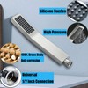 BELLEARLY Chrome Shower Wand, Handheld Shower Head with Long Hose,
