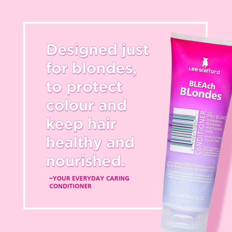 Lee Stafford Bleach Blondes Ice White Toning Conditioner for Coloured