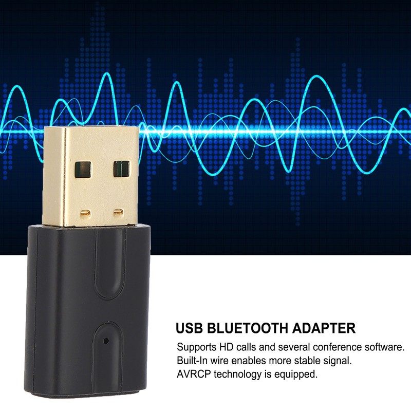 Bluetooth 5.0 Adapter Bluetooth Transmitter USB Dongle Wireless HD Bluetooth
