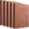 SATINIOR 5 Pack A4 Notebooks Large Journal 360 Pages Leather