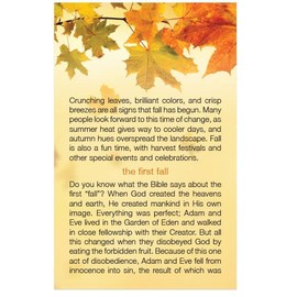 The Fall (Gospel Tract - Packet of 100 - KJV)