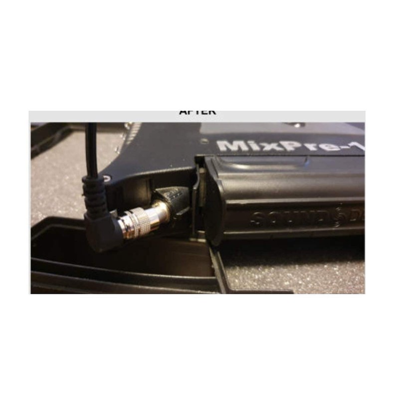 HangTon D-tap to Hirose 4 Pin Right Angle Power Cable