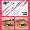 Microblading Eyebrow Pen And Eyebrow Gel Clear, 2 In 1