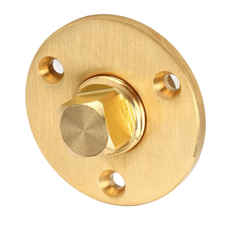 Boat Drain Plug 2 Inch With Brass Plug Oval Marine