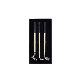Pen Set Golf Gift, 3 Signature Golf Club Pens, Unique Golf Gifts for Men & Office Colleagues