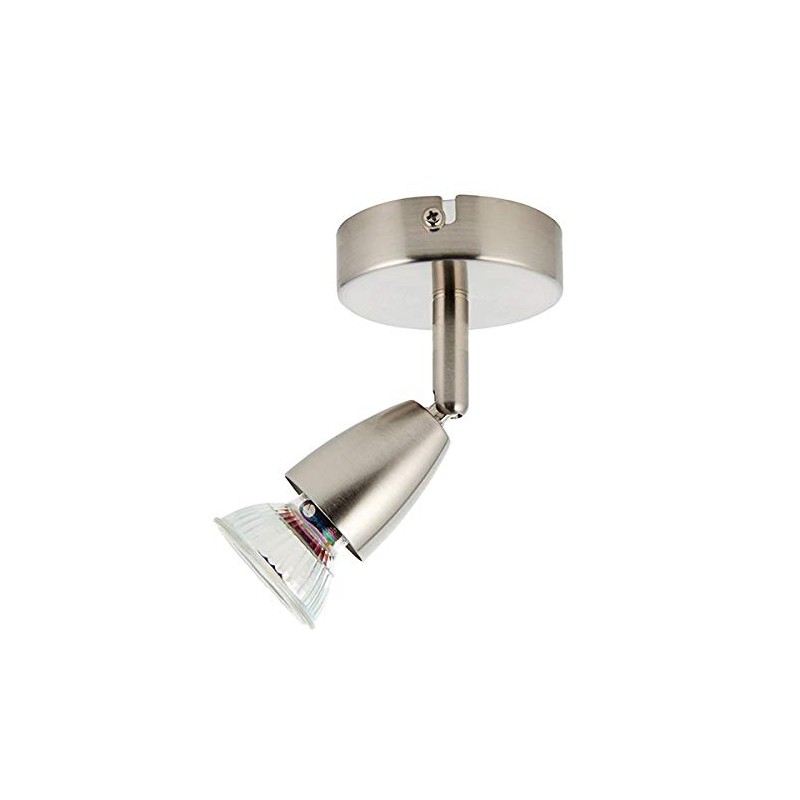 Saxby Amalfi 50W Single Satin Nickel Decorative Commercial Domestic Adjustable