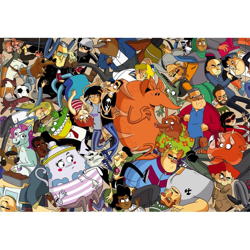 Clementoni 39797 Zerocalcare Puzzles, Multi-Colour, One Size