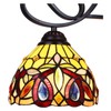 Chloe Lighting Serenity Victorian Tiffany-Style Dark Bronze 3 Light Mini