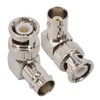 leeyovk BNC Connector BNC Male to BNC Female Right Angle