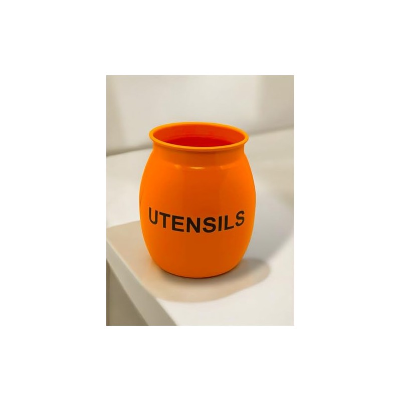 Nobel Barrel Shaped Utensil Holder & Organiser, Sturdy Cutlery Holder