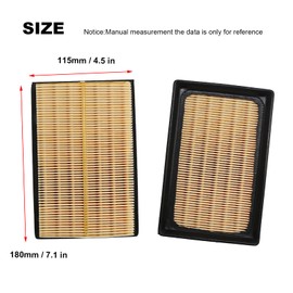 CA11426 Filtro de aire 17801-21060 Reemplazo para Toyota Prius 16-21 Prius C 12-19 Prius AWD-E 19-21 Prius Prime 17-21 Corolla Hybrid LE 20-21